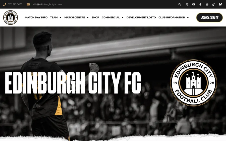 Edinburgh City website, built by Purple Imp
